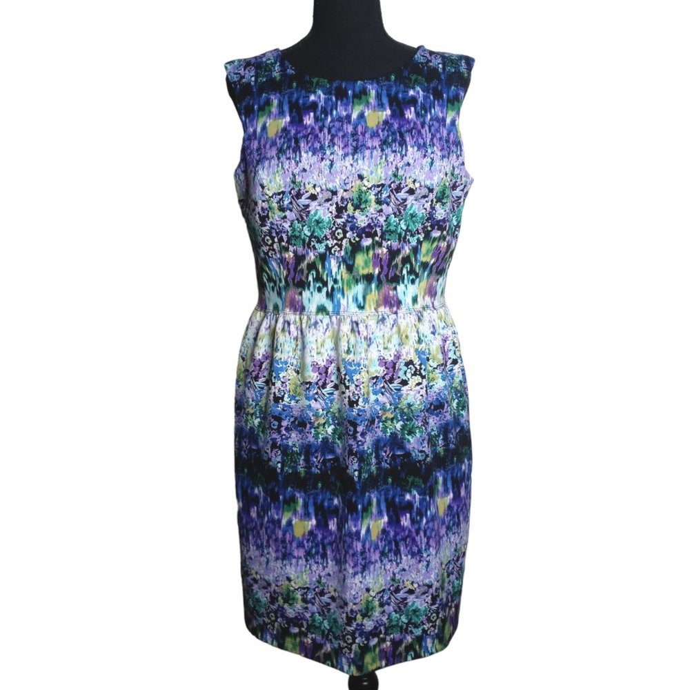 Cynthia Rowley Watercolor Print Sleeveless Dress Size 12